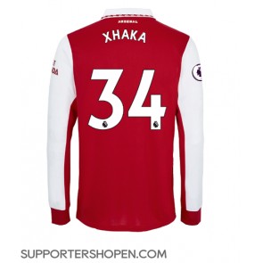 Arsenal Granit Xhaka #34 Hemma Matchtröja 2022-23 Långärmad